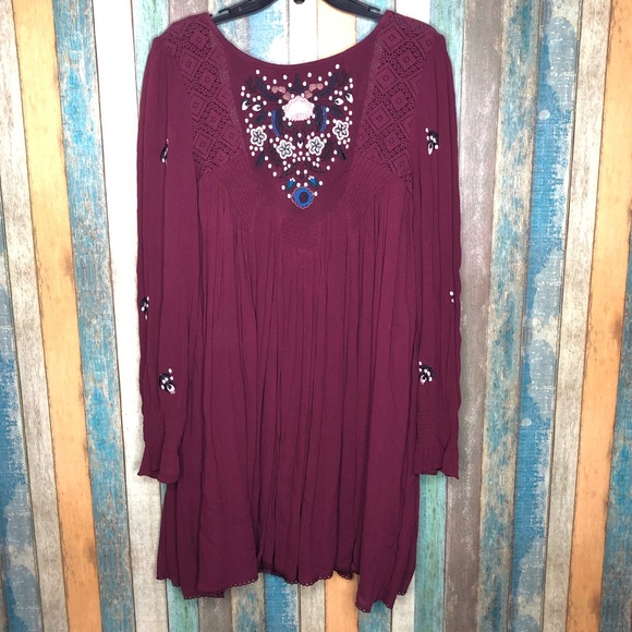 Free People Embroidered Minidress - Picture 2 of 5